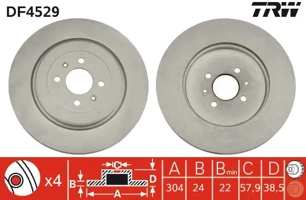 Brake Disc DF4529