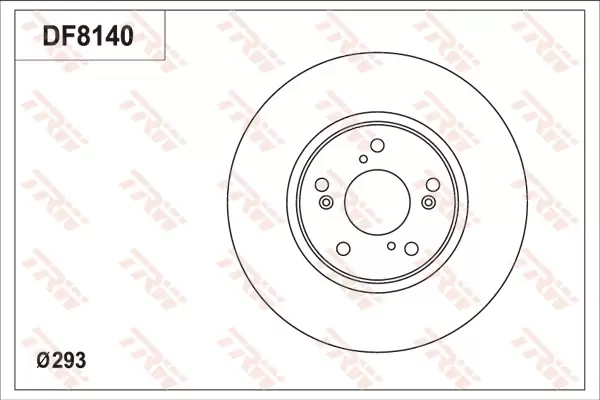 Brake Disc | TRW SINGLE DF8140S