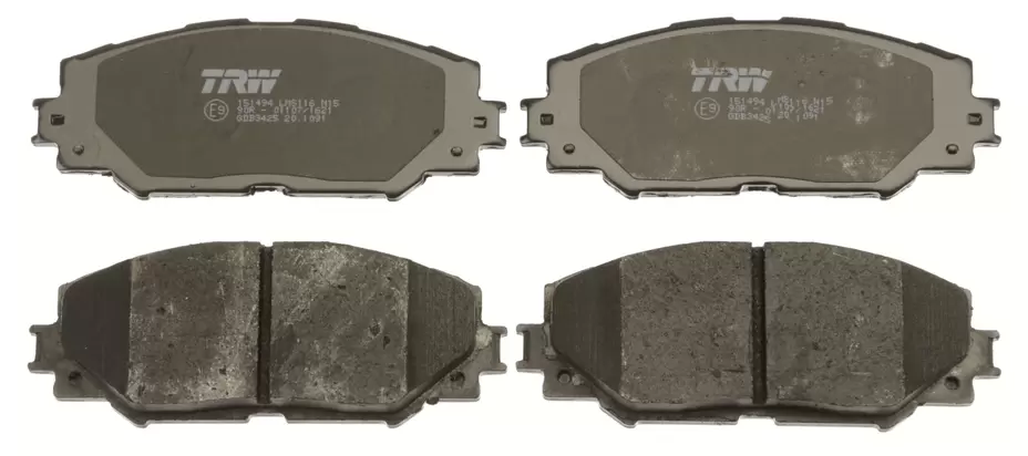 Brake Pad Set, disc brake | COTEC GDB3425