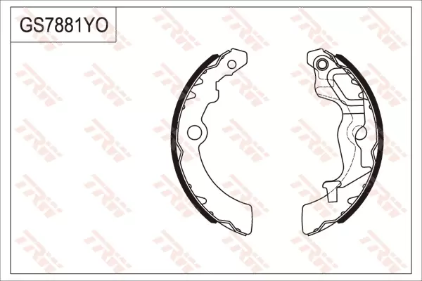 Brake Shoe Set GS7881