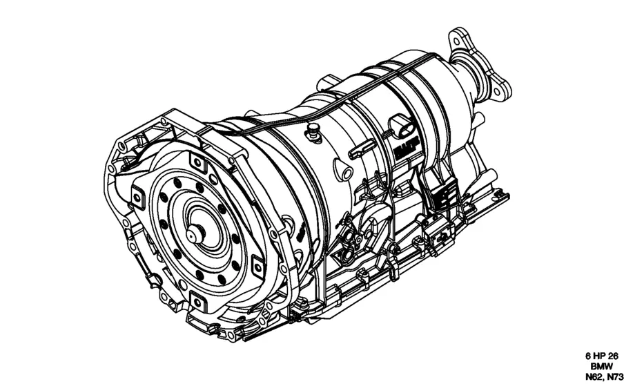 ZF-AUTOM.GEARBOX 6-SPEED | 6 HP 28 LONGITUDINAL 1068.075.019
