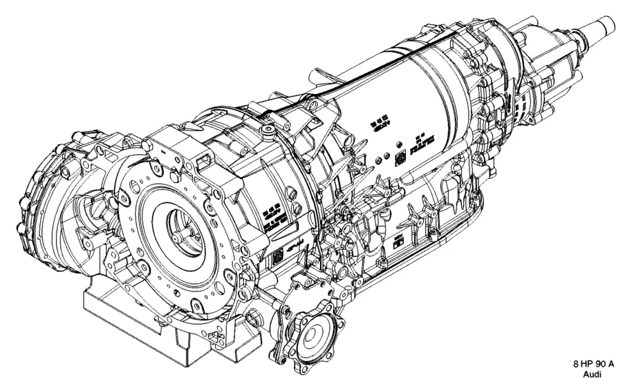 ZF-AUTOM.GEARBOX 8-SPEED | 8HP90A 1091.030.009