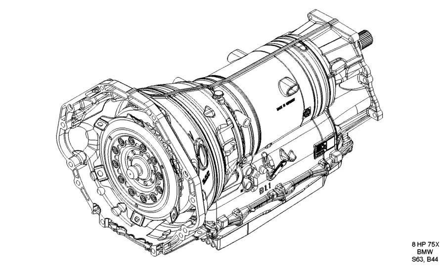 ZF-AUTOM.GEARBOX 8-SPEED | 8HP75X HIS 1102.024.048