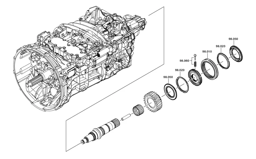 ZF-ECOSPLIT 4 | REPAIR KIT 1325.298.007