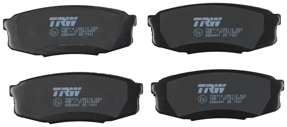 Brake Pad Set, disc brake | COTEC GDB3491