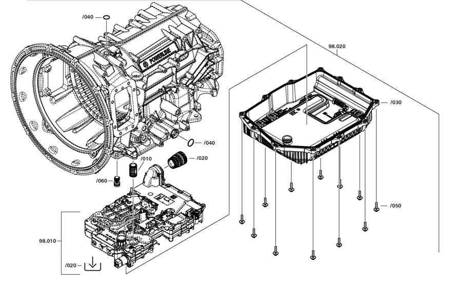 ZF-POWERLINE | REPAIR KIT 1390.298.063