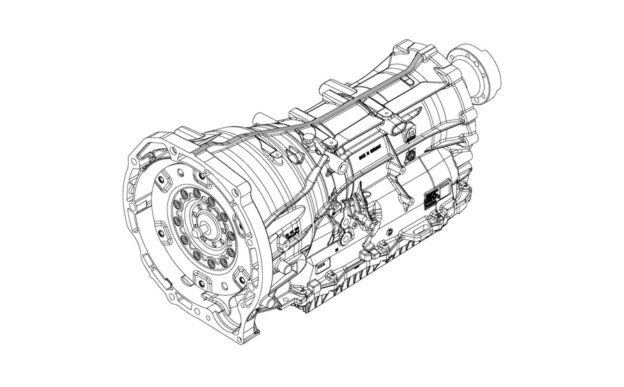 ZF-AUTOM.GEARBOX 8-SPEED | 8HP50 HIS 1101.014.194