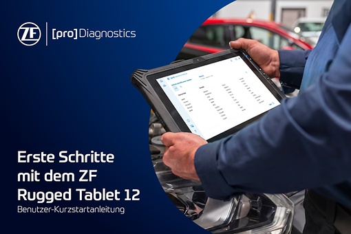 ZF MultiScan Tablet – Erste Schritte