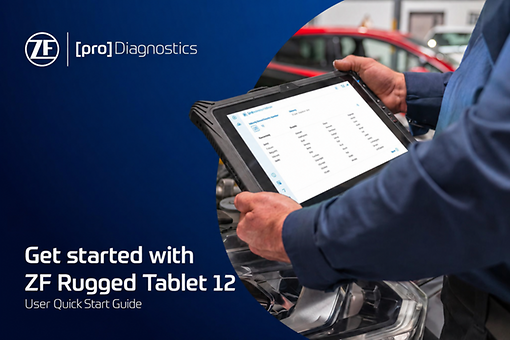 ZF MultiScan Tablet Start Guide