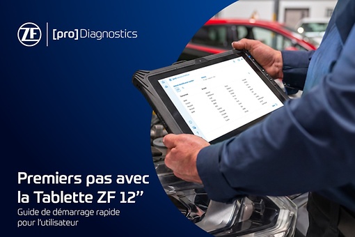 Guide de démarrage de la tablette ZF MultiScan