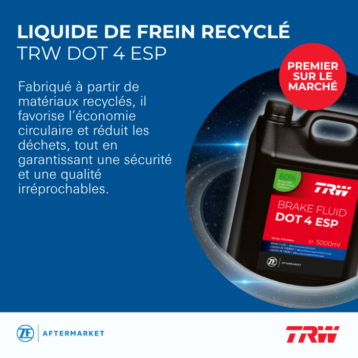 Liquide de frein recyclé
