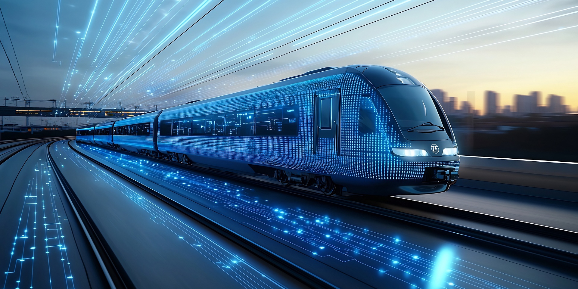 Train with digital look