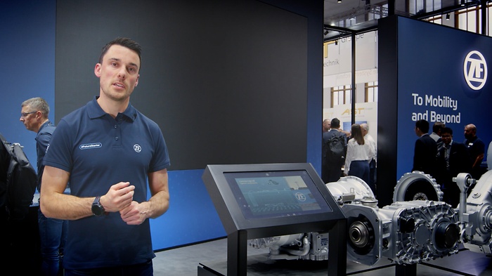 Gavin Donoghue presenting on Innotrans