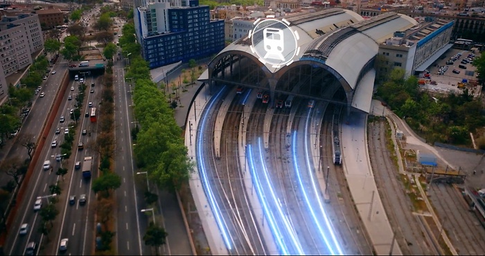 Train station low emissions