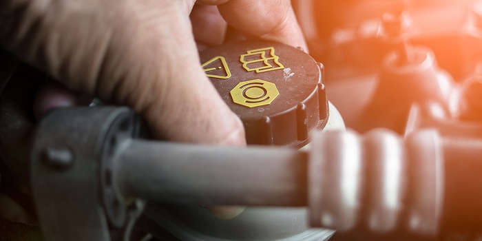 opening brake fluid lid