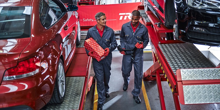 TRW workshop employees