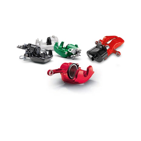 TRW painted calipers, electric park brake and carriers 