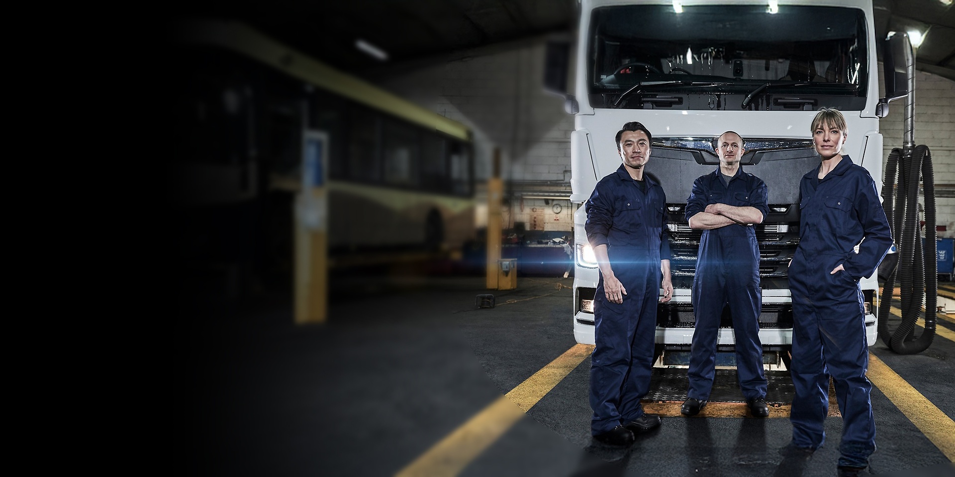 Commercial vehicles workshop situation