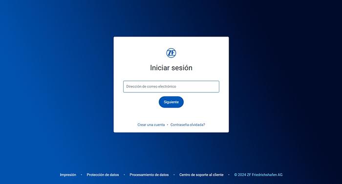 Log in with your user data.