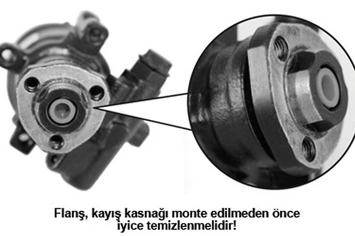 kayış kasnağı flanşı